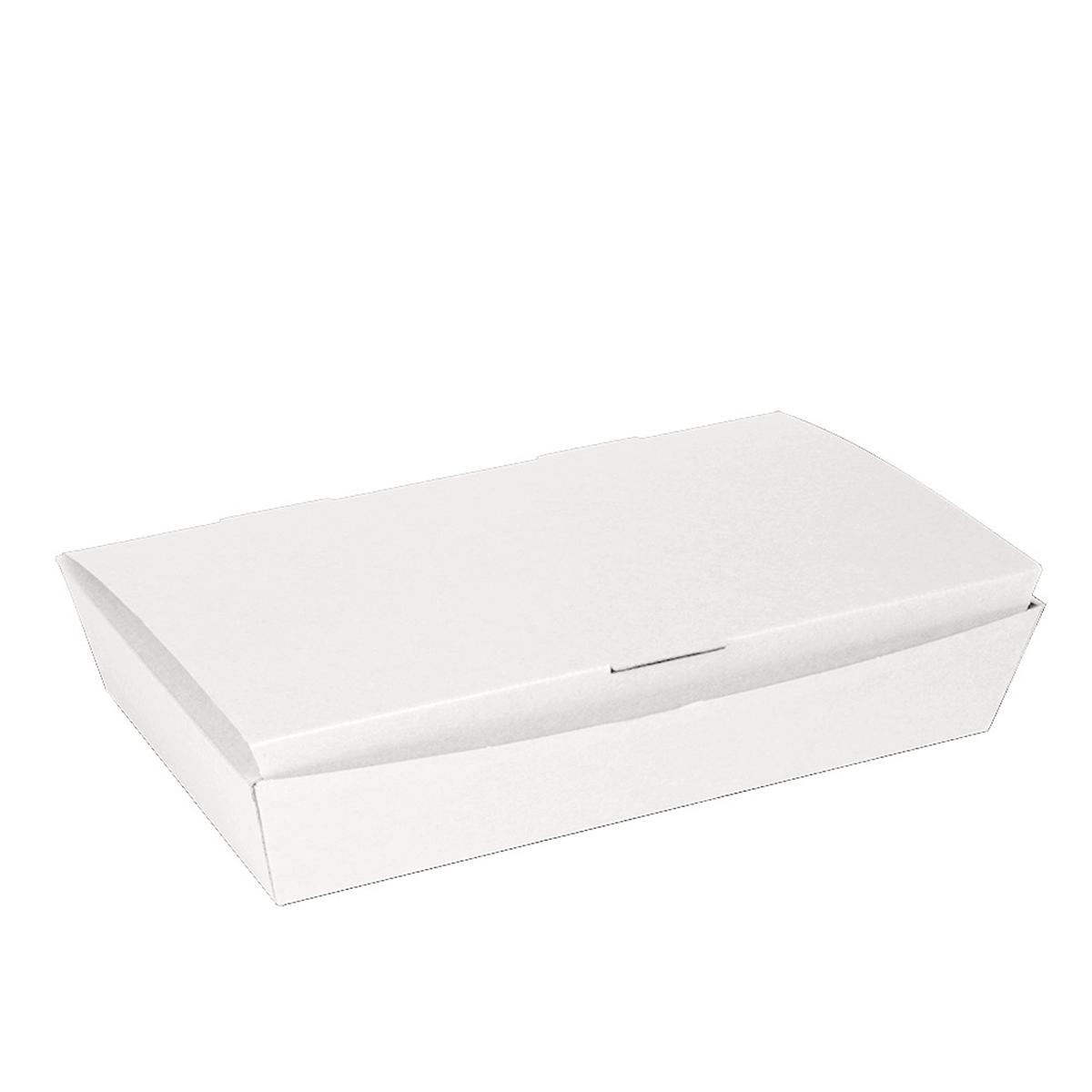 ENVASE BOX LUNCH BLANCO NANOMICRO THEPACK - 27x16,5x5 CM (240 Unidades)