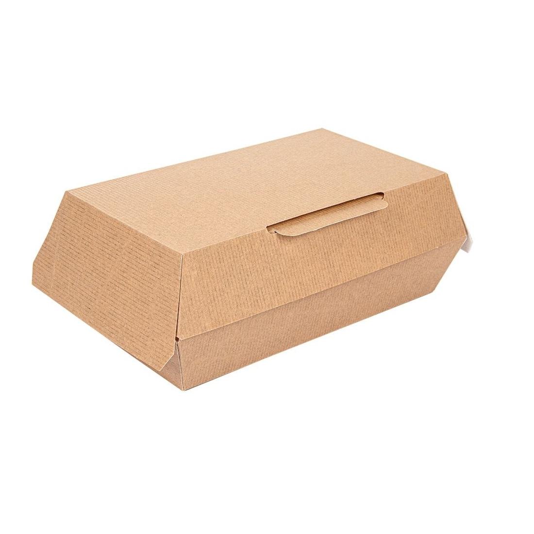 ENVASE BOX LUNCH BLANCA/NATURAL THEPACK - 19,5x11,5x6,5 CM (300 Unidades)