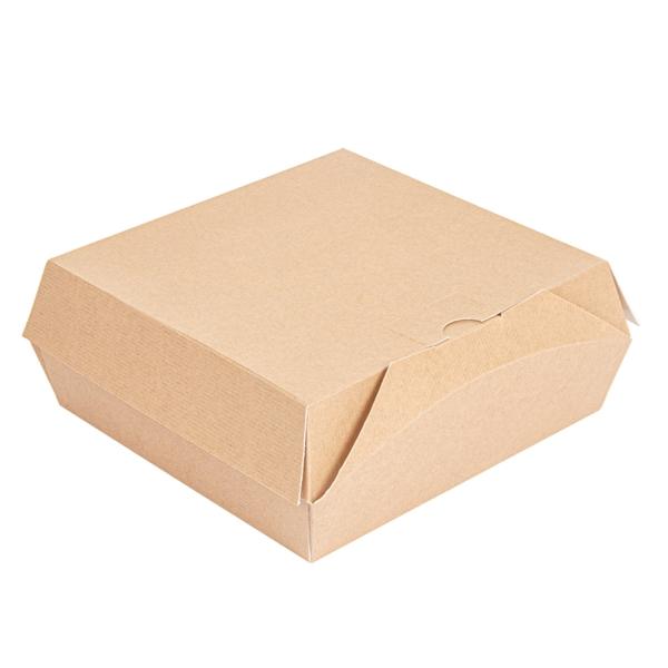 CAJA MENÚ PARA LLEVAR CON CIERRE LOCK THEPACK - 21x20x8 CM (300 Unidades)