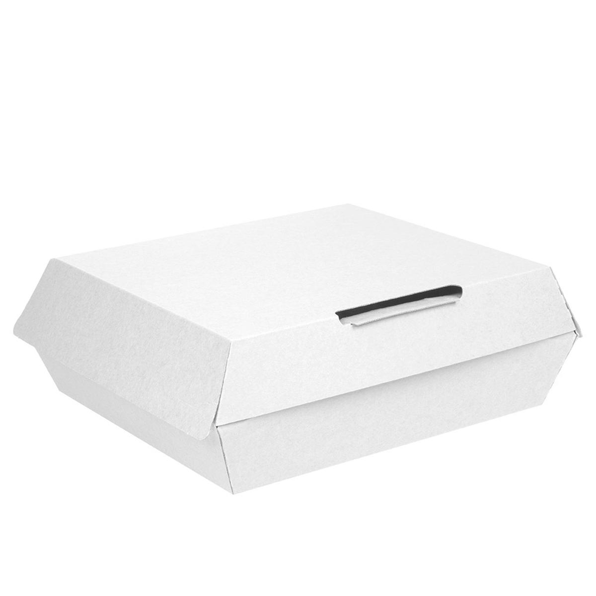CAJA COMIDA PARA LLEVAR BLANCA THEPACK - 24/22x23,5/21,5x9 CM (150 Unidades)
