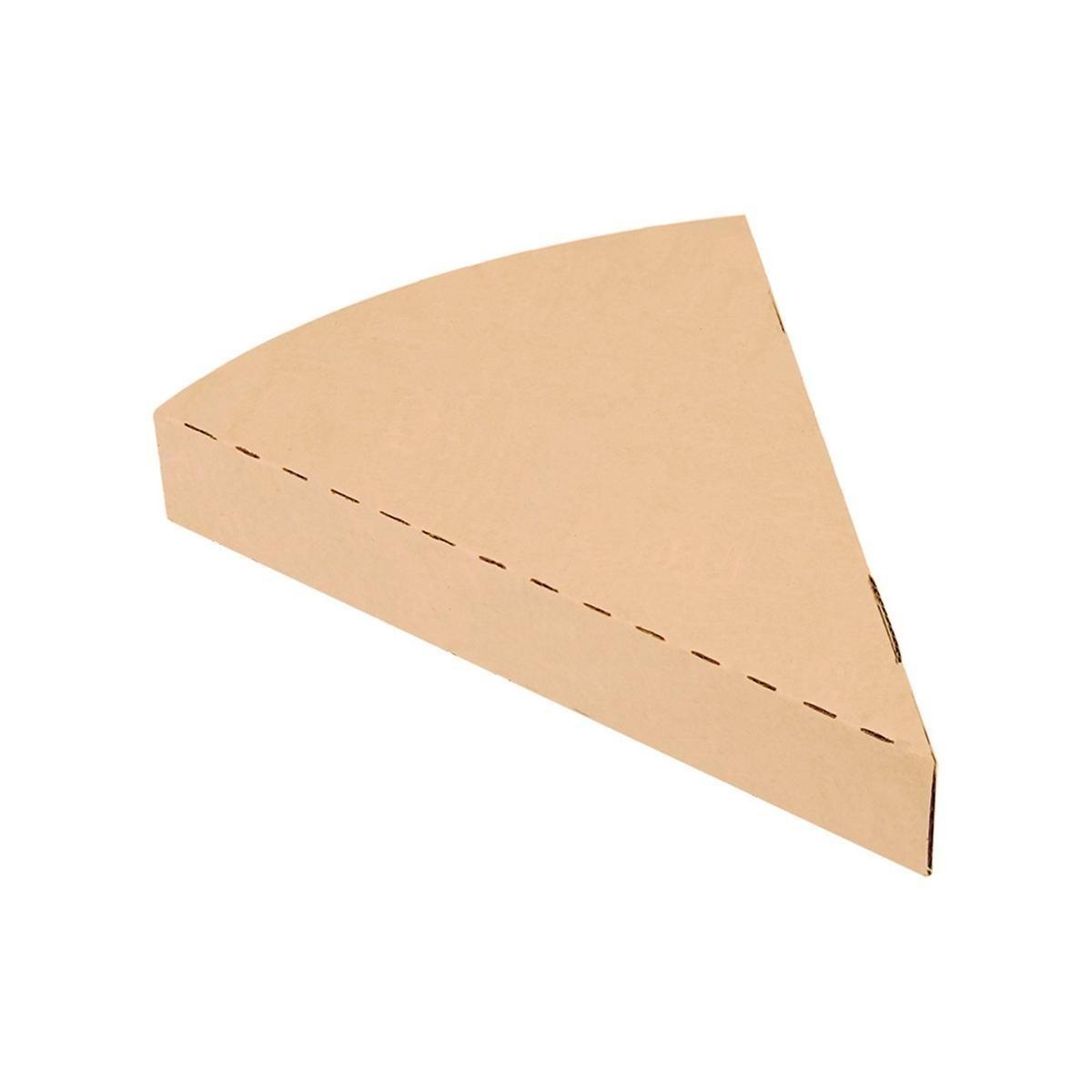 ENVASE KRAFT PORCIÓN PIZZA THEPACK - 18x23x3 CM (500 Unidades)