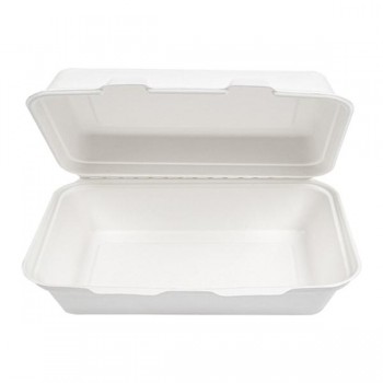 ENVASE MENÚ PARA LLEVAR BAGAZO BLANCO - 16x24x7,5 CM