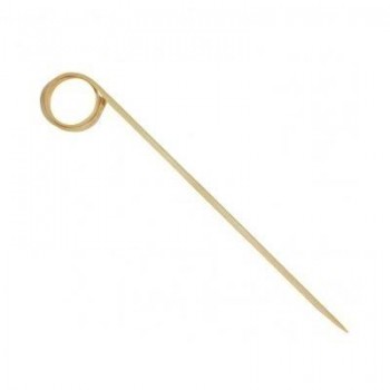 PICK BROCHETA BAMBÚ ACABADO ESPIRAL OUTLET - 15 CM