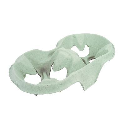 BANDEJA CUPCARRIER COMPOSTABLE PARA 2 VASOS DE CAFÉ - 21x11x4,5 CM (480 Unidades)