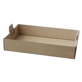 CAJA KRAFT AUTOMONTABLE APILABLE PARA CATERING - 54,5x38,5x9,5 CM