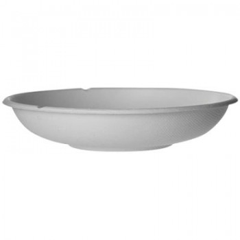 BANDEJA BLANCA OVALADA GAMA BAGASSE by ECOPRODUCTS - FORMATO COUPE