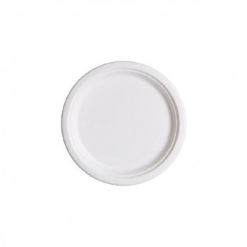 PLATO BLANCO REDONDO DE BAGAZO - 15,4 CM
