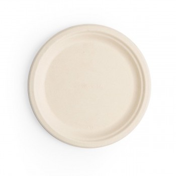 PLATO LLANO BAGAZO NATURAL - 23 CM