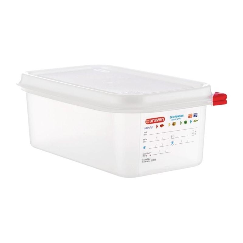 CONTENEDOR PARA ALIMENTOS GASTRONORM GN1/4 MARCA ARAVEN - 2,8 L
