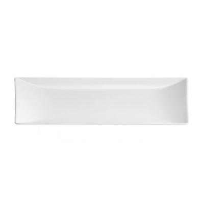 BANDEJA BLANCA RECTANGULAR DE GRES MING II - 30x8x2 CM