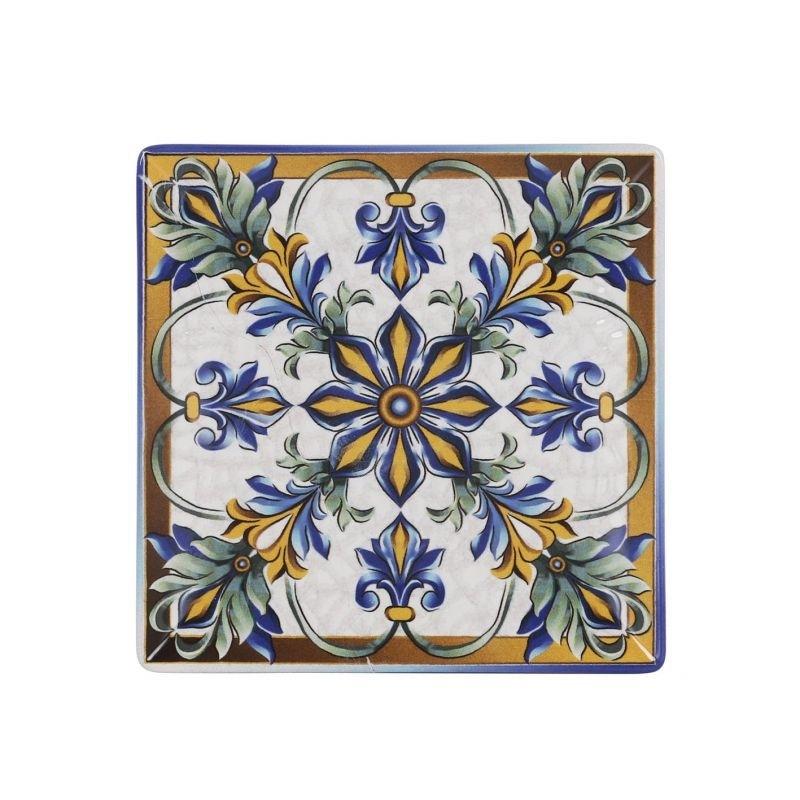 PLATO DE PAN MODELO STONWARE MING BIZANCIO - 16x16x2 CM