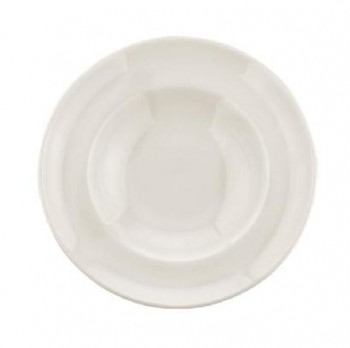 PLATO DE PASTA GRANDE PORCELANA BLANCA - 30x6,5 CM