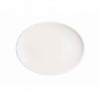BANDEJA OVAL BONNA CLASSIC PORCELANA BLANCA - 25x19x2 CM