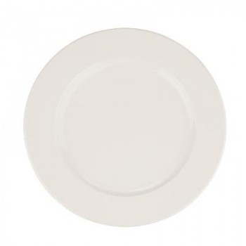 PLATO LLANO GRANDE PORCELANA BLANCA - 27x2,5 CM