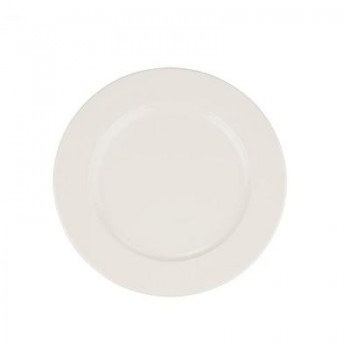 PLATO DE POSTRE BONNA BANQUET PORCELANA BLANCA - 28x5,5 CM
