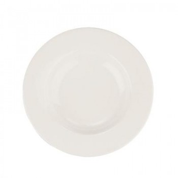 PLATO HONDO BONNA BANQUET PORCELANA BLANCA - 23 CM