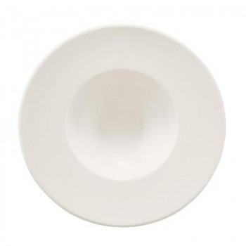 PLATO DE RISOTTO BONNA BANQUET PORCELANA BLANCA - 28x5,5 CM