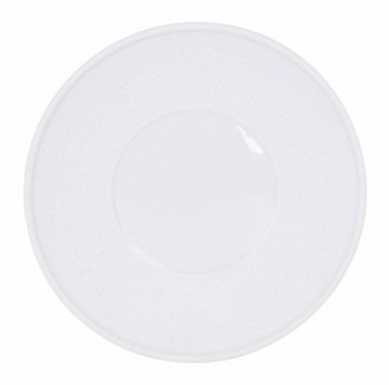 PLATO DE PRESENTACIÓN PORCELANA BLANCA COLECCIÓN CÁNTABRO - 28x3,5 CM