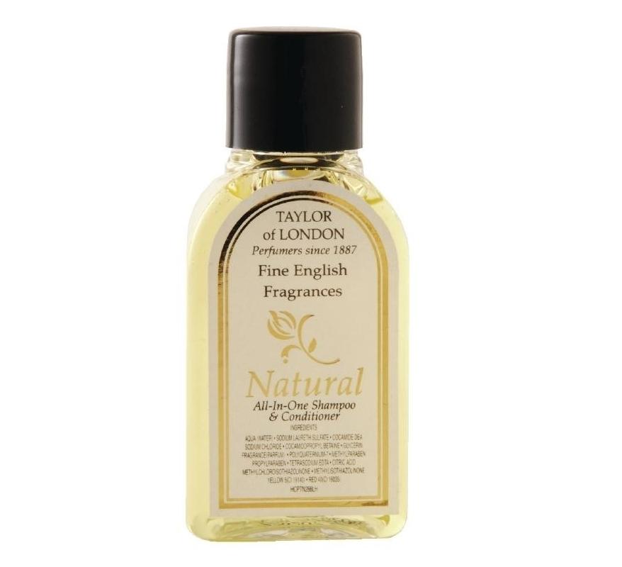 TAYLOR OF LONDON BOTELLA DE CHAMPÚ NATURAL - 30 ML (250 Unidades)