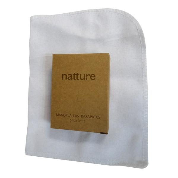 MANOPLA LUSTRAZAPATOS EN CAJA KRAFT NATTURE KRAFT (250 Unidades)