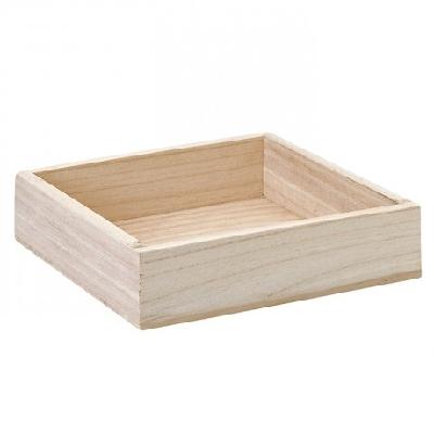 CAJA DE MADERA PARA EXPOSICIÓN BUFFET - 16x15x15 CM