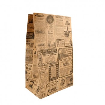 SACO SOS KRAFT NEWS - 22+14x37 CM