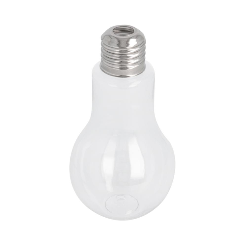 BOTELLA CON FORMA BOMBILLA DE PLÁSTICO TRANSPARENTE SNACKDISH - 200 ML
