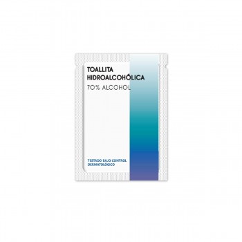 TOALLITA ALCOHÓLICA HIGIENIZANTE 70%