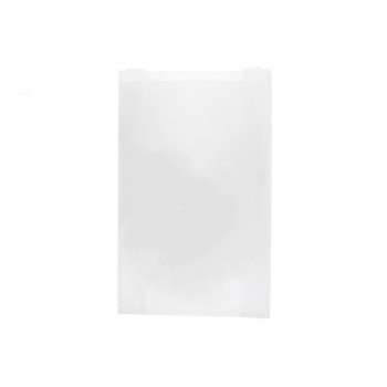 BOLSA BLANCA DE CELULOSA BOLLERÍA - 18+6x31 CM