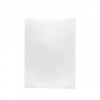 BOLSA BLANCA CELULOSA BOLLERÍA - 22+7x35 CM