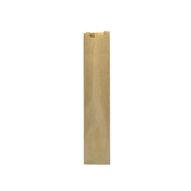 BOLSA KRAFT PANADERÍA PARA 1 BAGUETTE - 9+5x51 CM