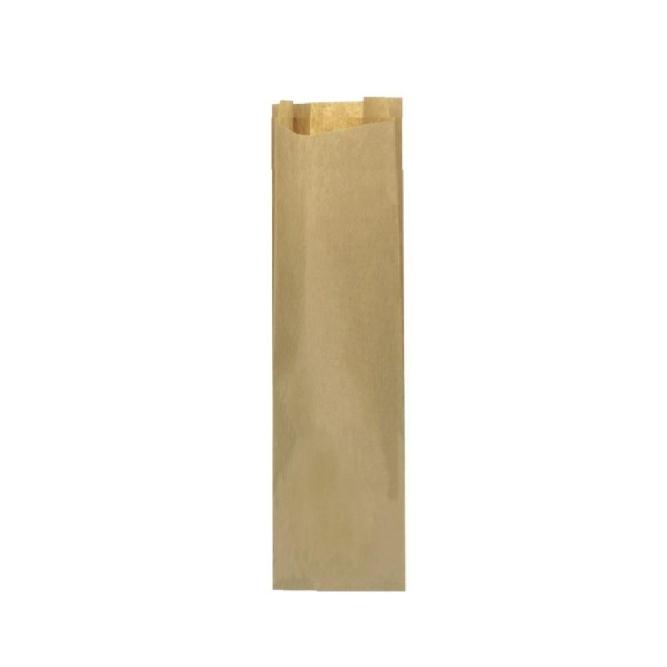 BOLSA KRAFT PANADERÍA - 12+6x51 CM