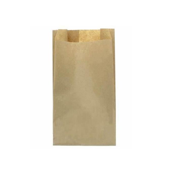 BOLSA KRAFT PANADERÍA - 14+6x27 CM