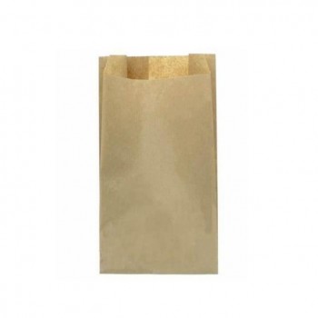 BOLSA KRAFT PANADERÍA - 14+6x27 CM