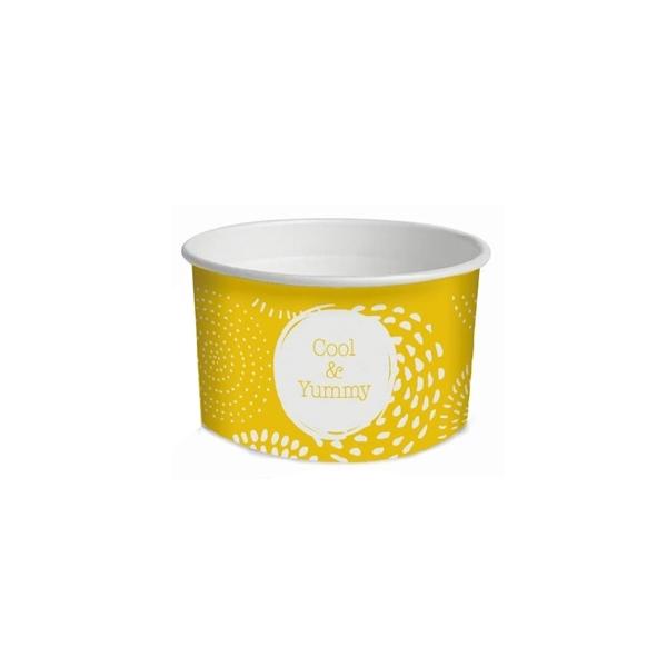 TARRINA DE PAPEL PARA HELADO COLECCIÓN COOL&YUMMY - 140 ML