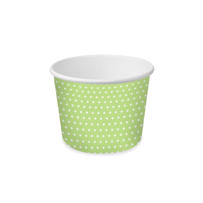 TARRINA DE PAPEL PARA HELADO COLORES VARIADOS OUTLET - 230 ML (1400 Unidades)