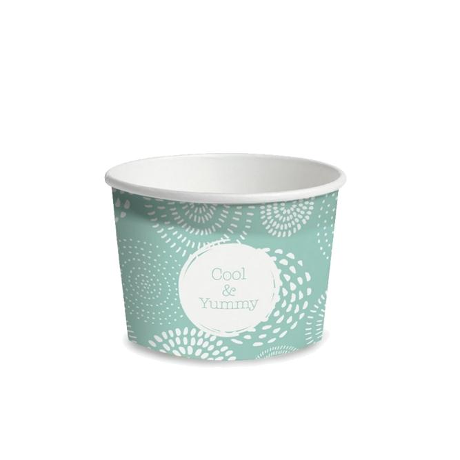 TARRINA DE PAPEL PARA HELADO COLECCIÓN COOL&YUMMY - 260 ML (1320 Unidades)