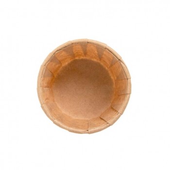 SALSERA PAPEL PLISADO ACABADO KRAFT - 90 ML