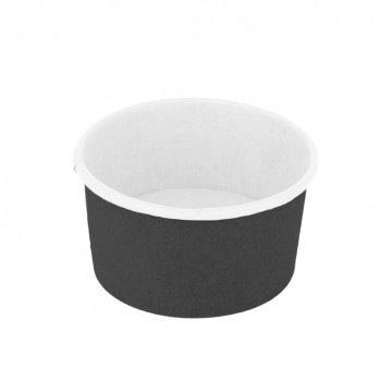 TARRINA NEGRA PAPEL HELADO - 300 ML
