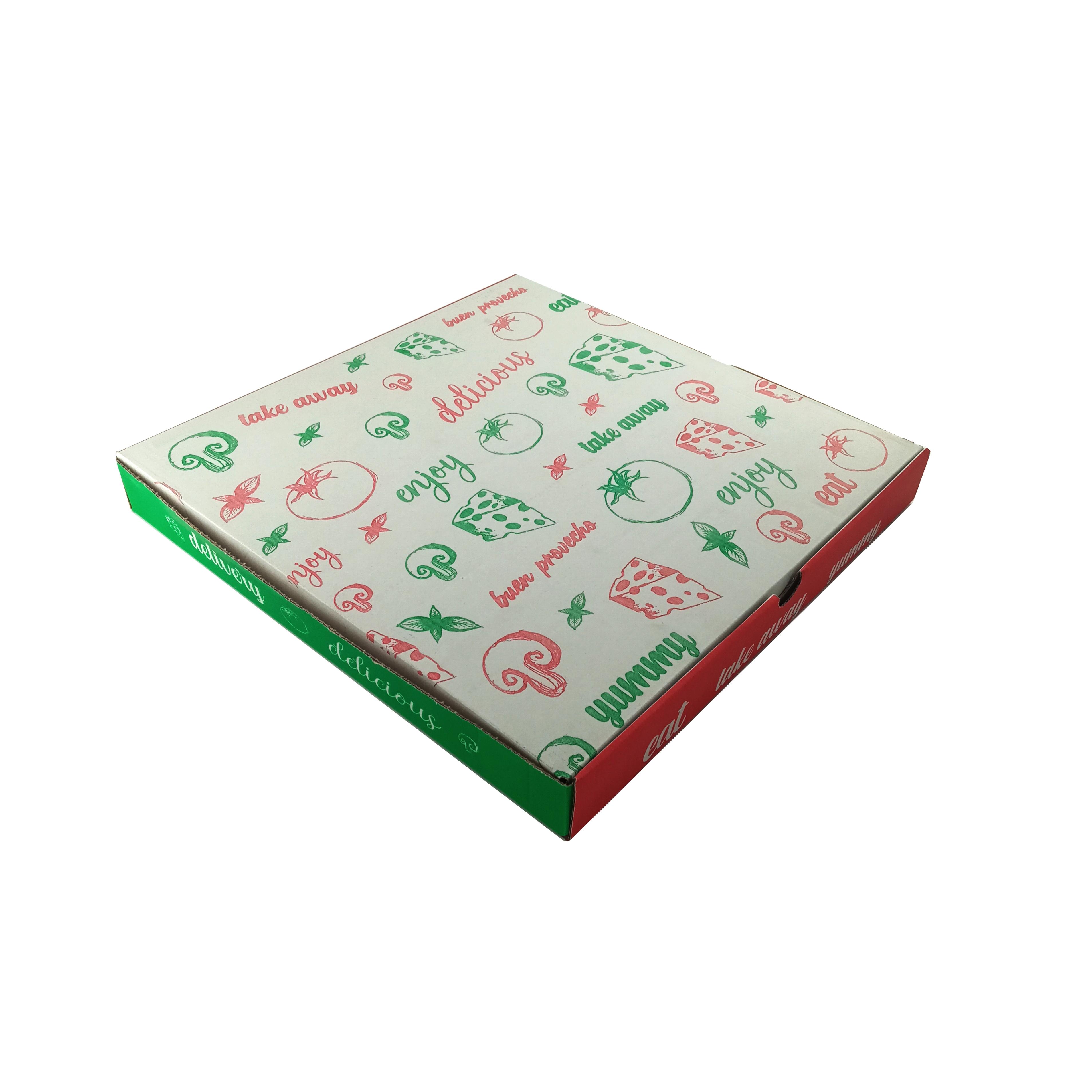 CAJA PIZZA MICROCANAL - 26x26x4 CM