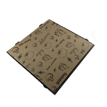 CAJA PIZZA DELIVERY ECOLÓGICA - 36x36x4 CM