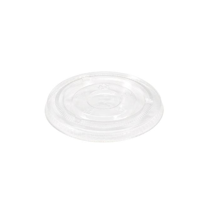 TAPA TRANSPARENTE PLANA SIN CRUZ PARA VASO - 7,5 CM