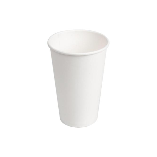 VASO PAPEL BLANCO BEBIDAS CALIENTES - 240 ML