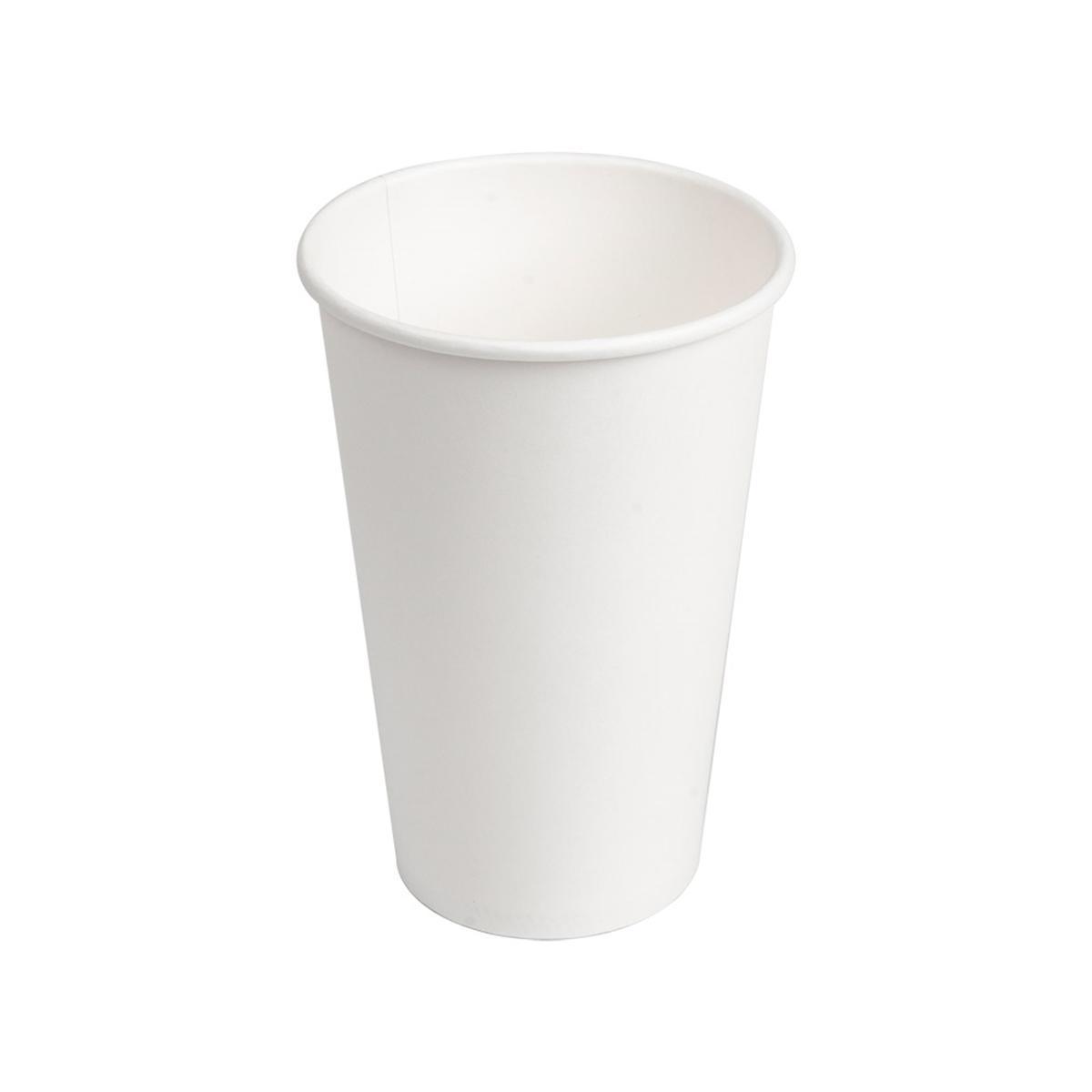 VASO BLANCO DE PAPEL BEBIDAS CALIENTES - 480 ML