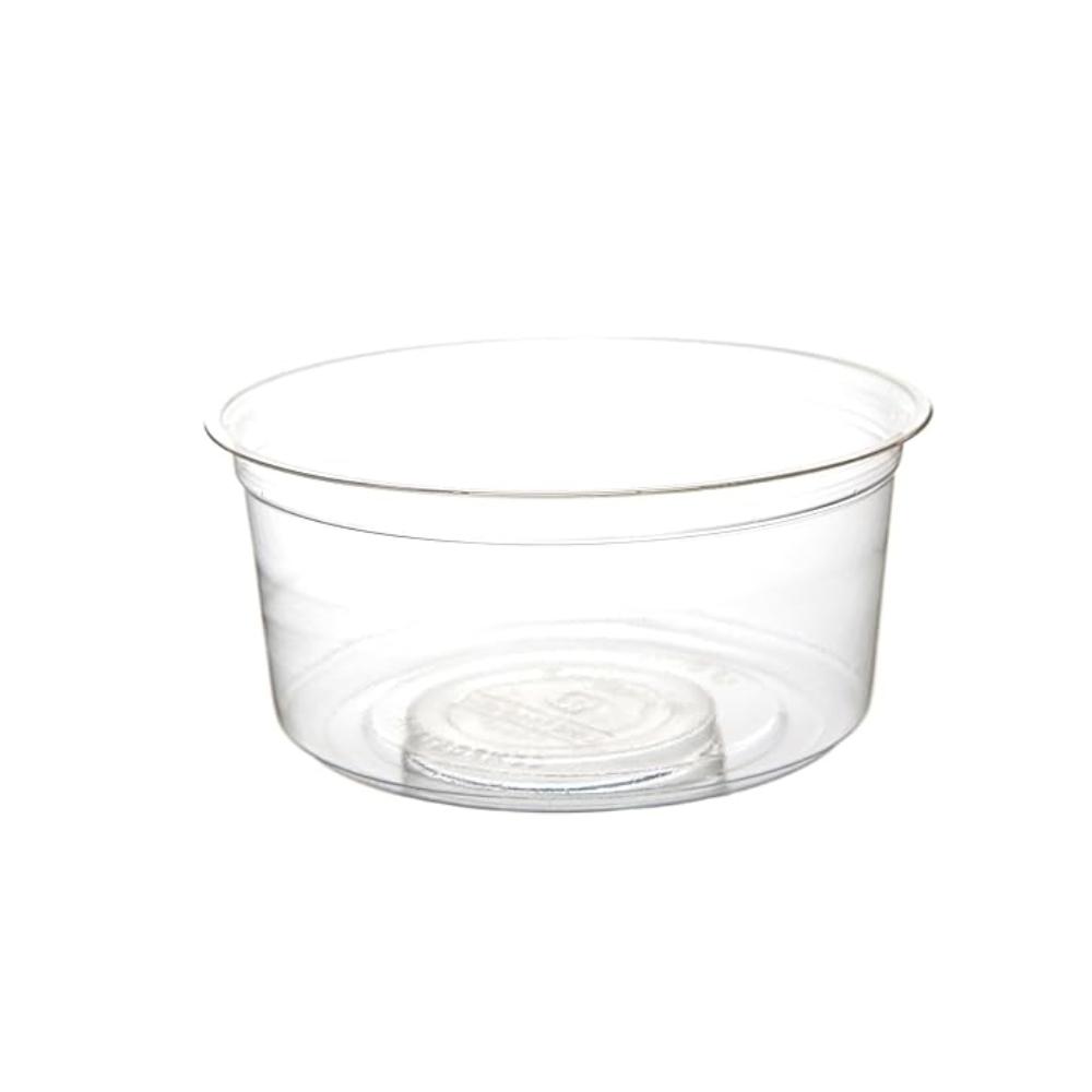 TARRINA TRANSPARENTE PLA COMPOSTABLE - 235 ML (500 Unidades)