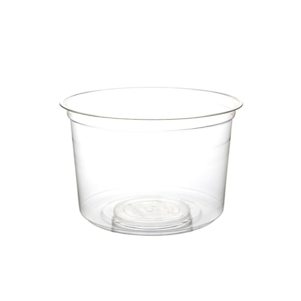 TARRINA TRANSPARENTE PLA COMPOSTABLE - 480 ML (500 Unidades)