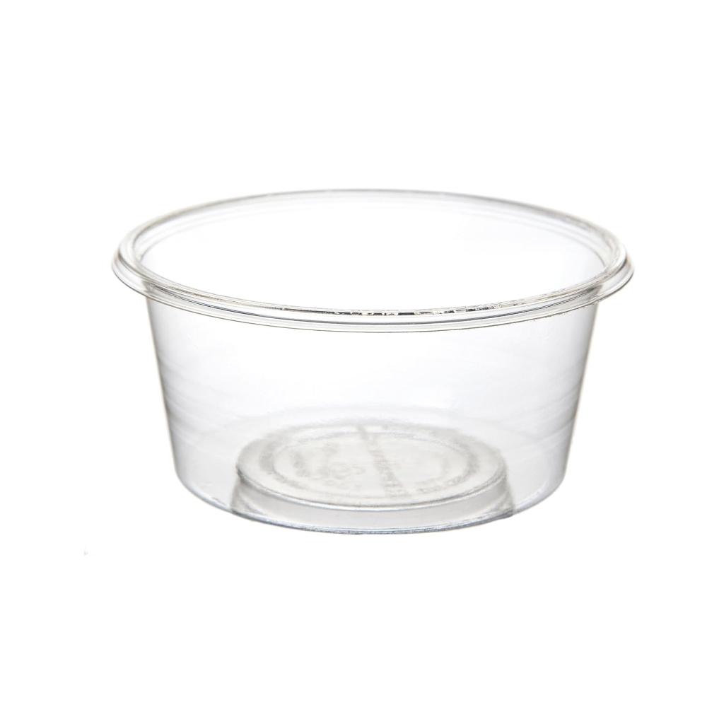 TARRINA TRANSPARENTE DE PLA COMPOSTABLE - 60 ML (2000 Unidades)