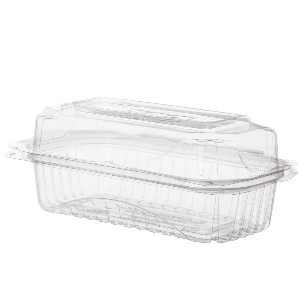 ENVASE TRANSPARENTE CON TAPA BISAGRA - 23x15x7,5 CM (240 Unidades)