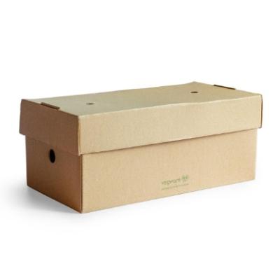 CAJA MENÚ HAMBURGUESA FLOR MICROCANAL - 24x12x9 CM