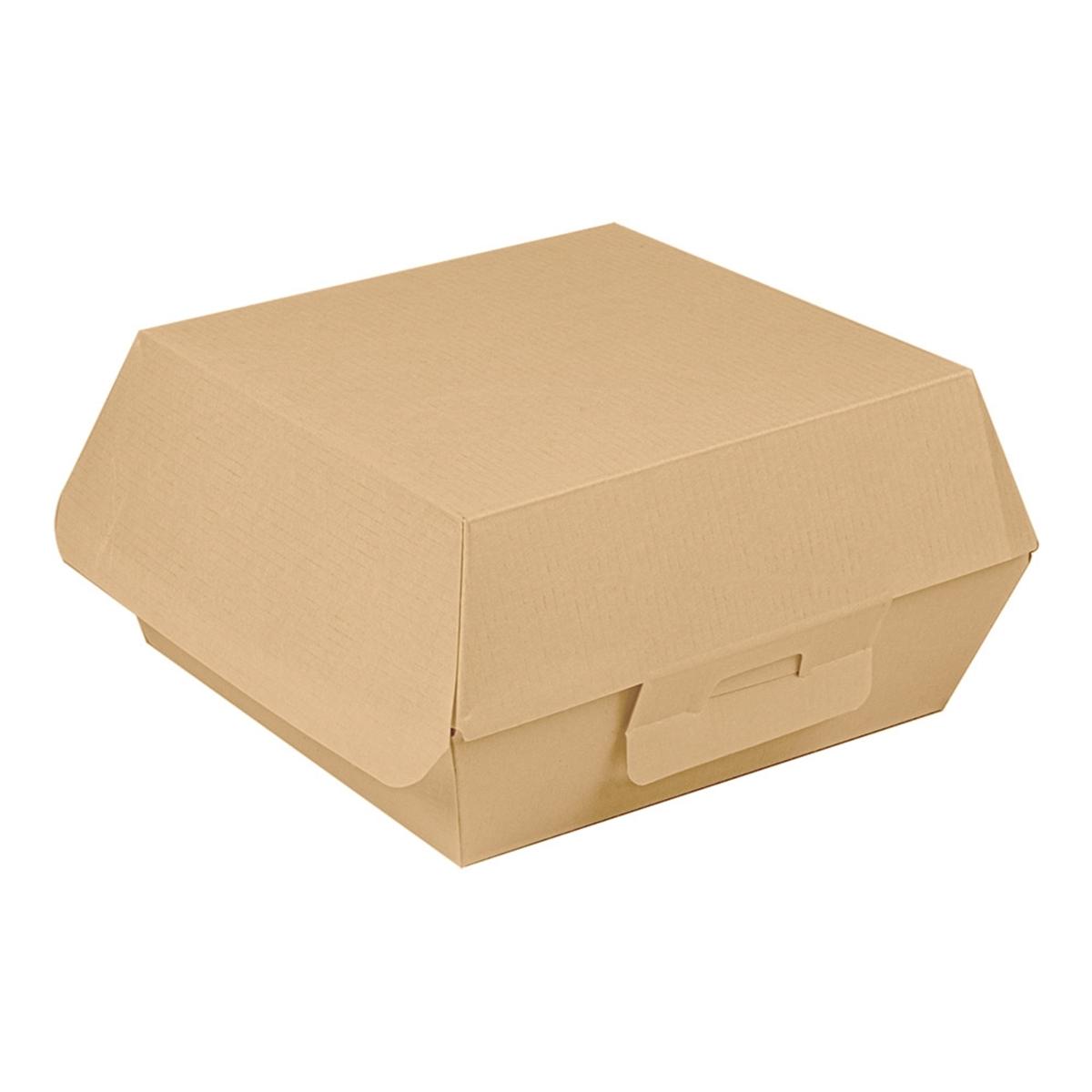 CAJA HAMBURGUESA KRAFT THEPACK - 14/10,2x12,5/9,8x6 CM (450 Unidades)